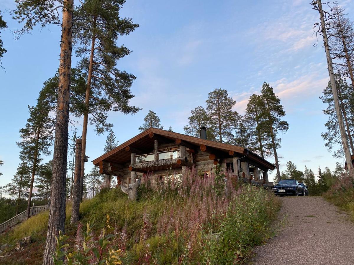 Villa Spectacular Rural Log House With 2 Saunas Next To A Beautiful Lake à Kuusamo Extérieur photo